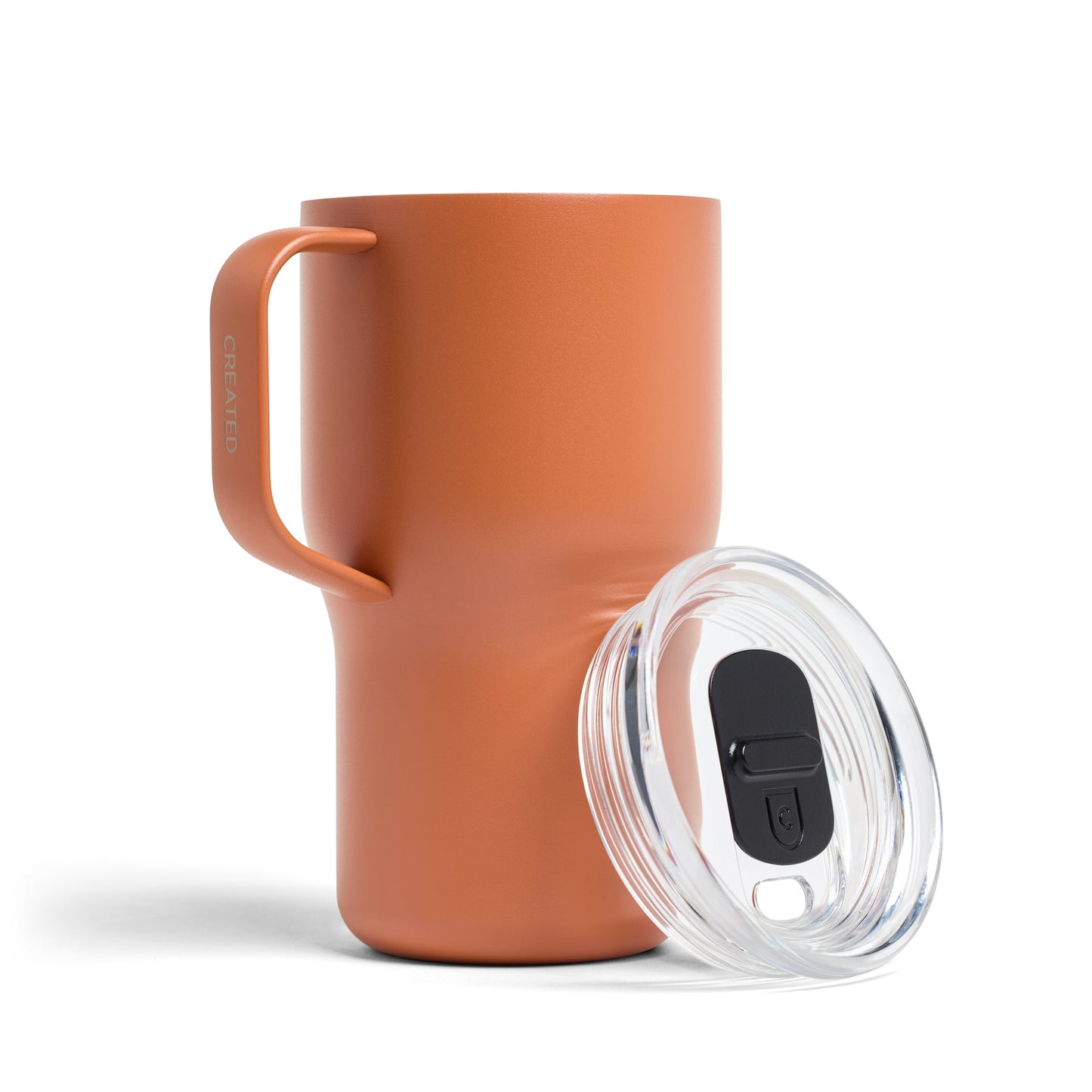 Roam 16 oz Stainless Steel Travel Mug | Terracotta | Spill-Resistant Slider Lid | Non-Toxic, Double-Walled