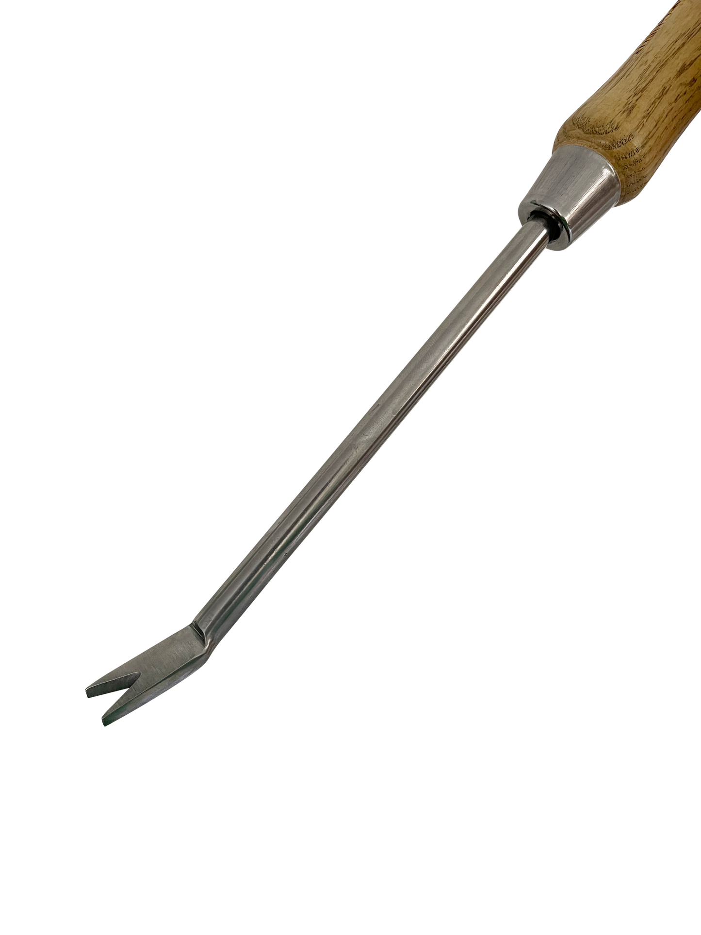  Root Pull Garden Weeder stainless steel tool with wooden handle