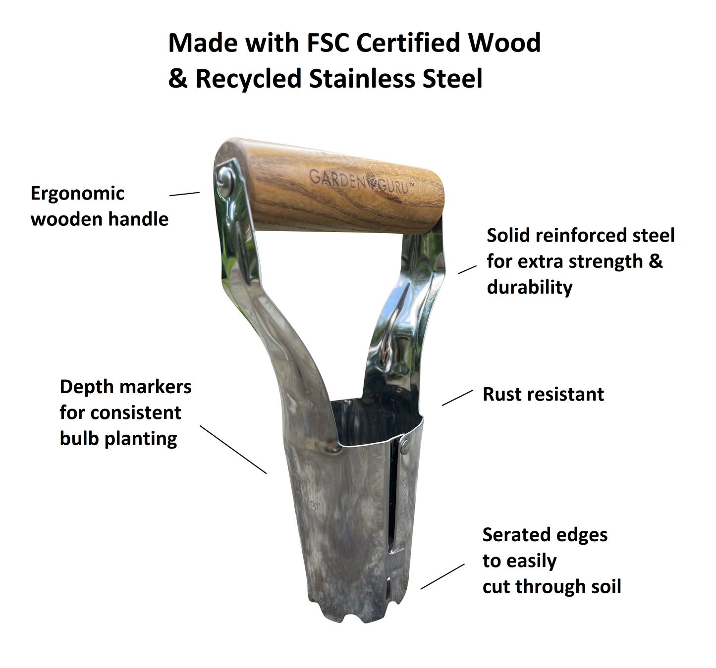 garden flower planting tool for tulips