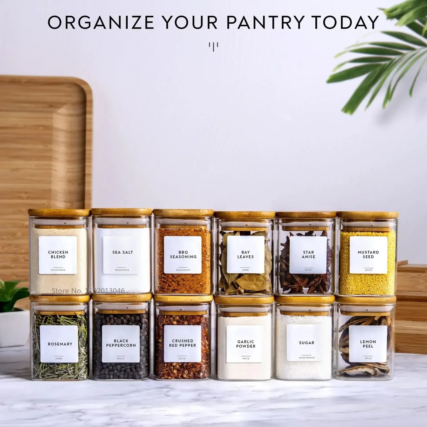 glass spice jar with bamboo lid airtight 7 oz pantry storage
	•	minimalist spice jar glass container with wooden lid
	•	non toxic spice storage jar plastic free kitchen organization
	•	small glass jar for spices with bamboo lid 3.2 inch
	•	aesthetic pantry spice jars clean organized kitchen