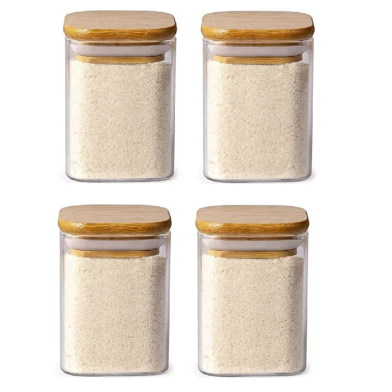 glass spice jar with bamboo lid airtight 7 oz pantry storage
	•	minimalist spice jar glass container with wooden lid
	•	non toxic spice storage jar plastic free kitchen organization
	•	small glass jar for spices with bamboo lid 3.2 inch
	•	aesthetic pantry spice jars clean organized kitchen