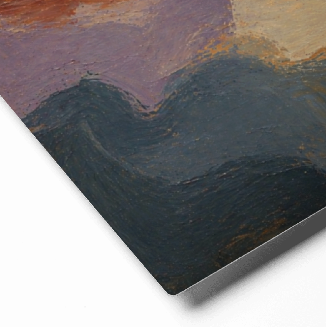 metal printed square wall art decor