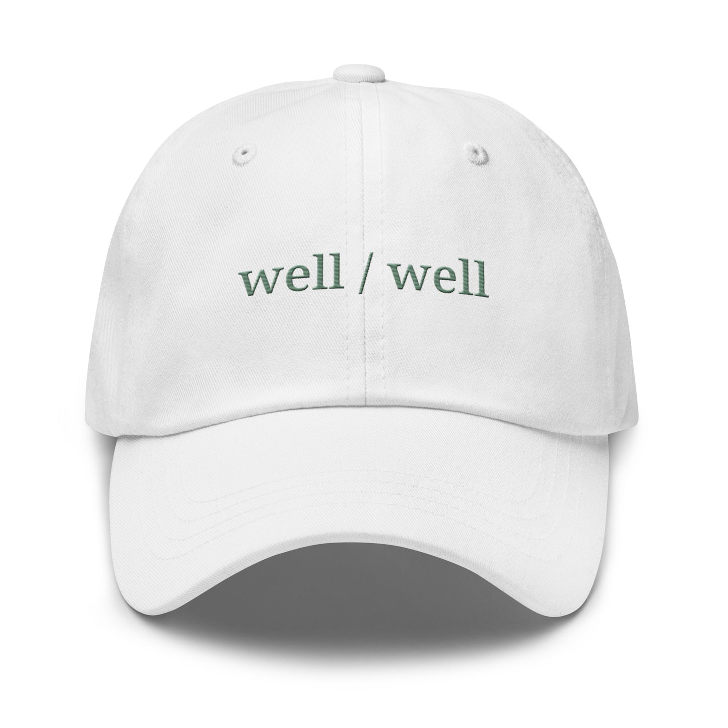 White cap with 'Cincinnati' embroidery on a white background