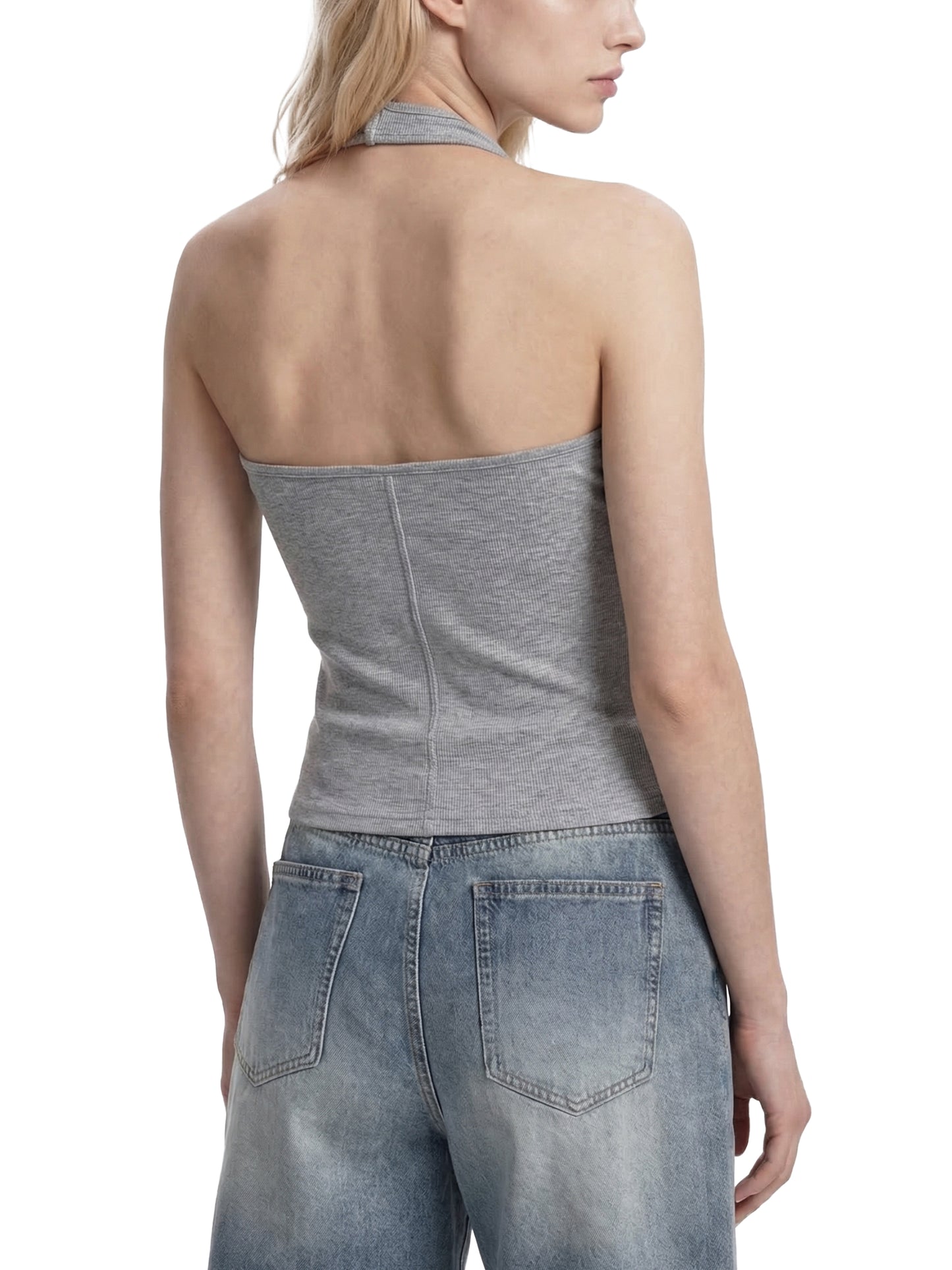 well well tank,henley tank top,ribbed tank women,halter tank top,fitted tank women,minimalist fashion,neutral aesthetic clothing,athleisure top women,edgy basics,capsule wardrobe pieces